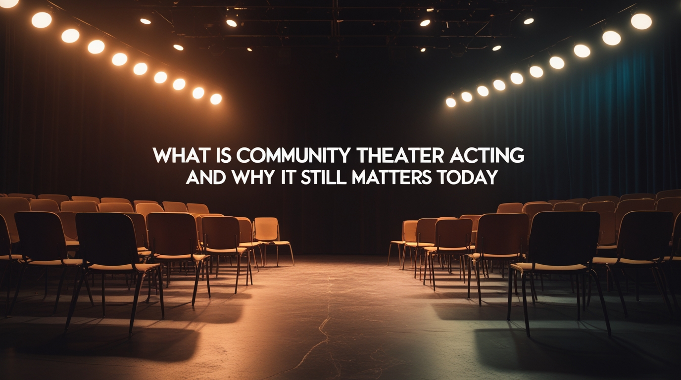 What Is Community Theater Acting and Why It Still Matters Today